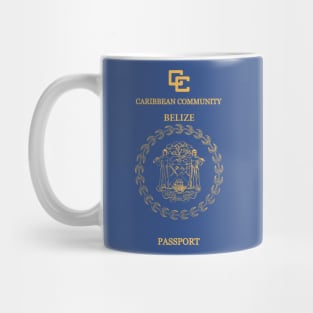 Belize passport Mug